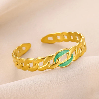 Elegant Simple Style Streetwear Geometric 304 Stainless Steel Bangle In Bulk