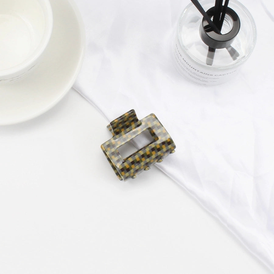 Women's Retro Color Block Acetic acid sheets Hair Claws