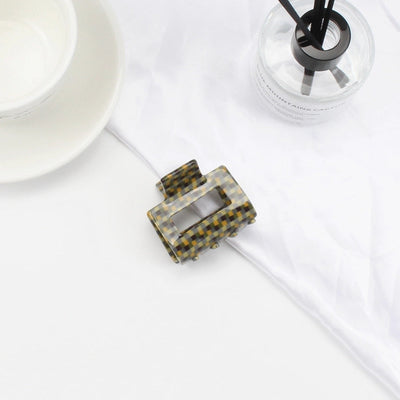 Women's Retro Color Block Acetic acid sheets Hair Claws