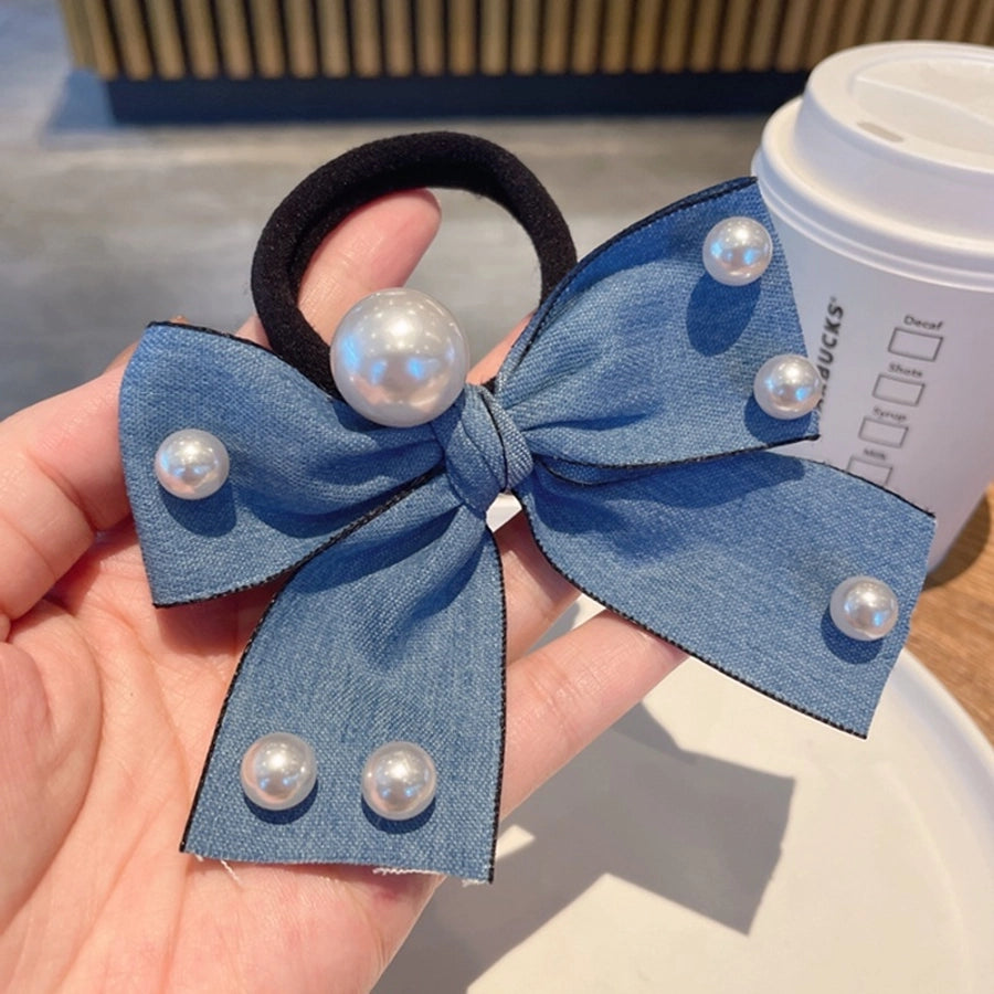 Women's Elegant Bow Knot Cloth Hair Tie