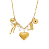 Jewelry Simple Style Classic Style Heart Shape 304 Stainless Steel Plating Pendant Necklace