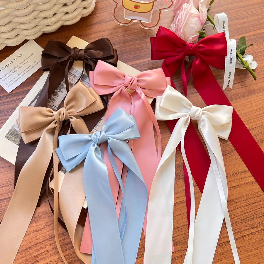 Women's Sweet Bow Knot Cloth Handmade Hair Clip
