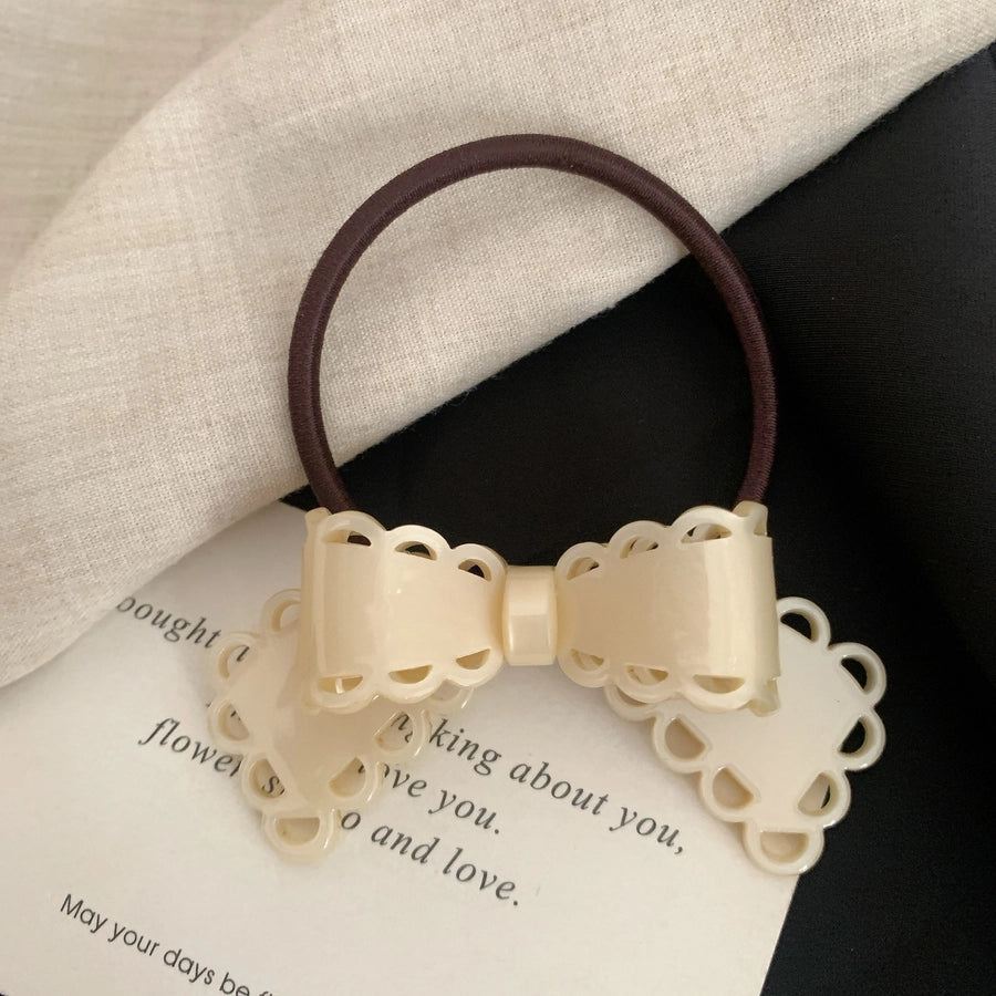 Women's Classic Style Korean Style IG Style Bow Knot Acetic acid sheets Hair Tie