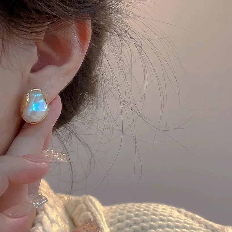 1 Pair Elegant Lady Geometric Heart Shape Plating Alloy Drop Earrings Ear Studs