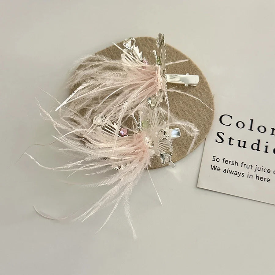 Women's Sweet Solid Color Alloy Hair Clip