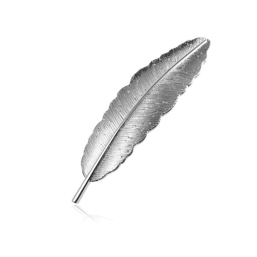 Women's Casual Simple Style Streetwear Leaf Metal Plating Hair Clip