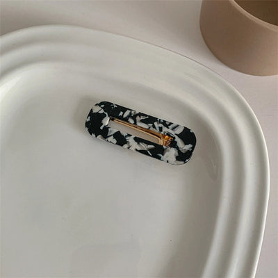 simple style flower acetic acid sheets printing hair clip 1 piece