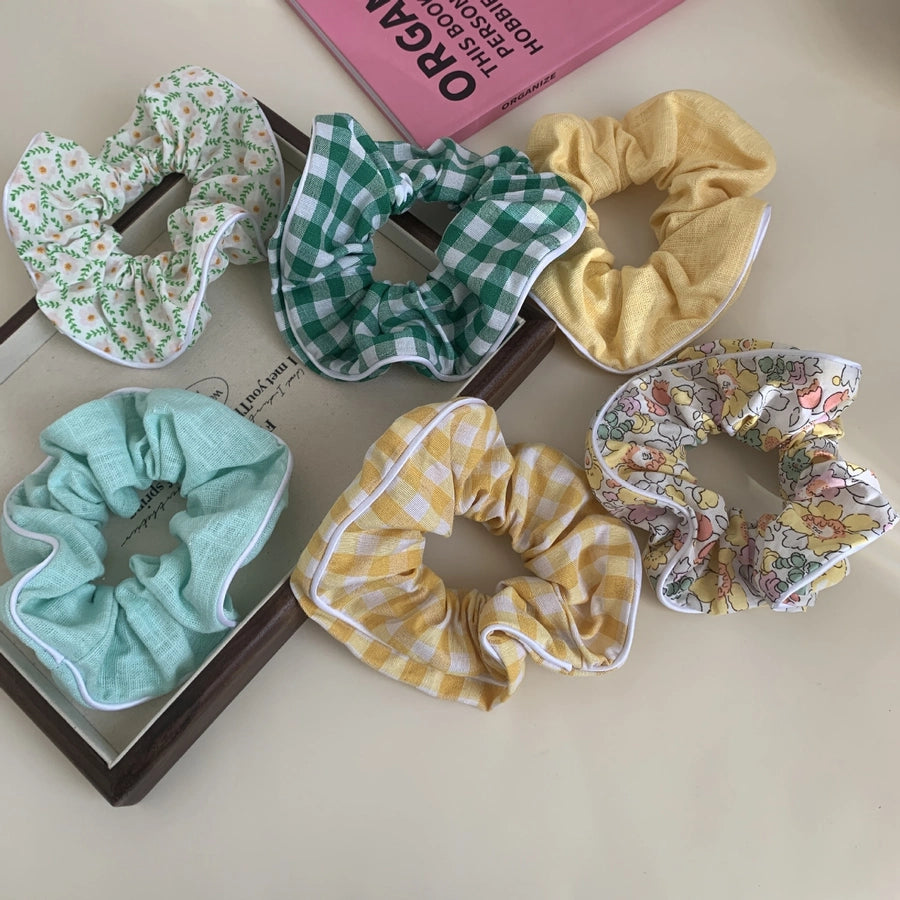 Women's Casual Simple Style Streetwear Floral Cloth Hair Tie