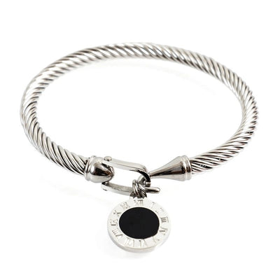 Marine Style Starfish Heart Shape Shell Titanium Steel Bangle In Bulk