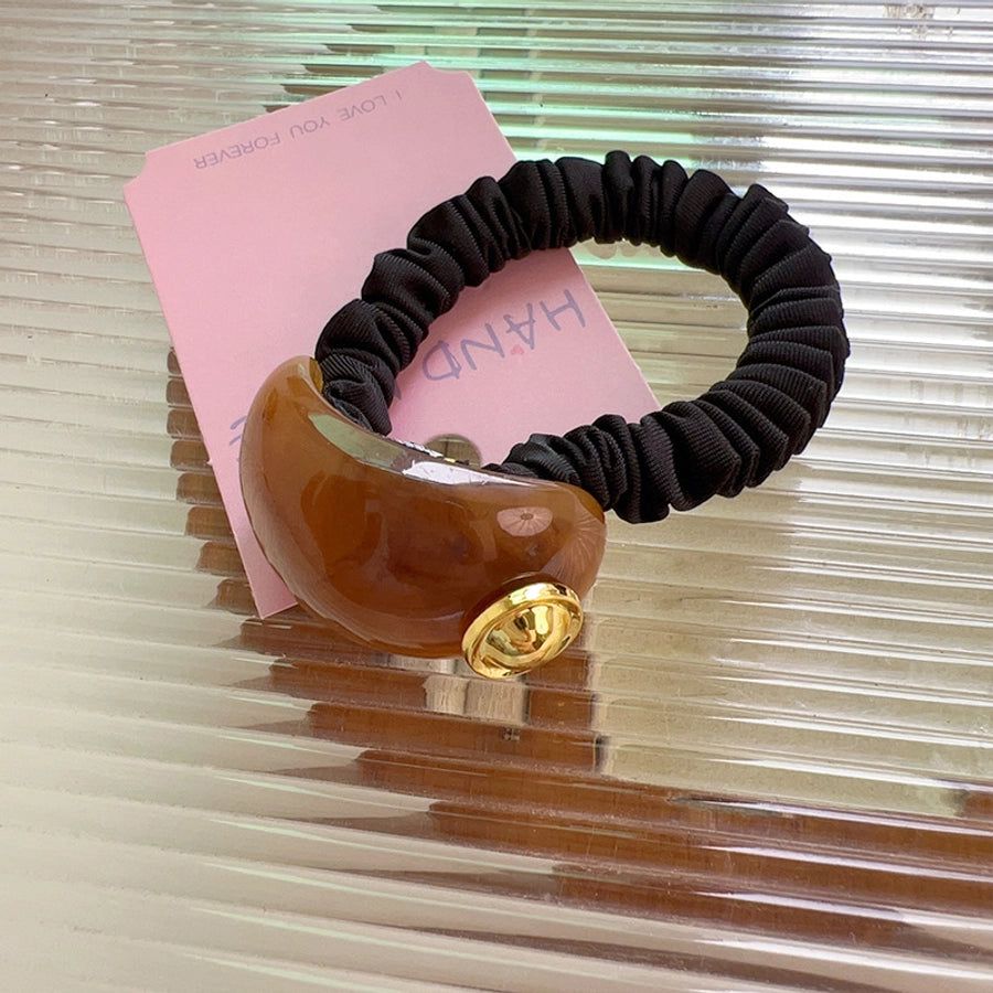 Women's Simple Style Classic Style Solid Color Alloy Hair Tie