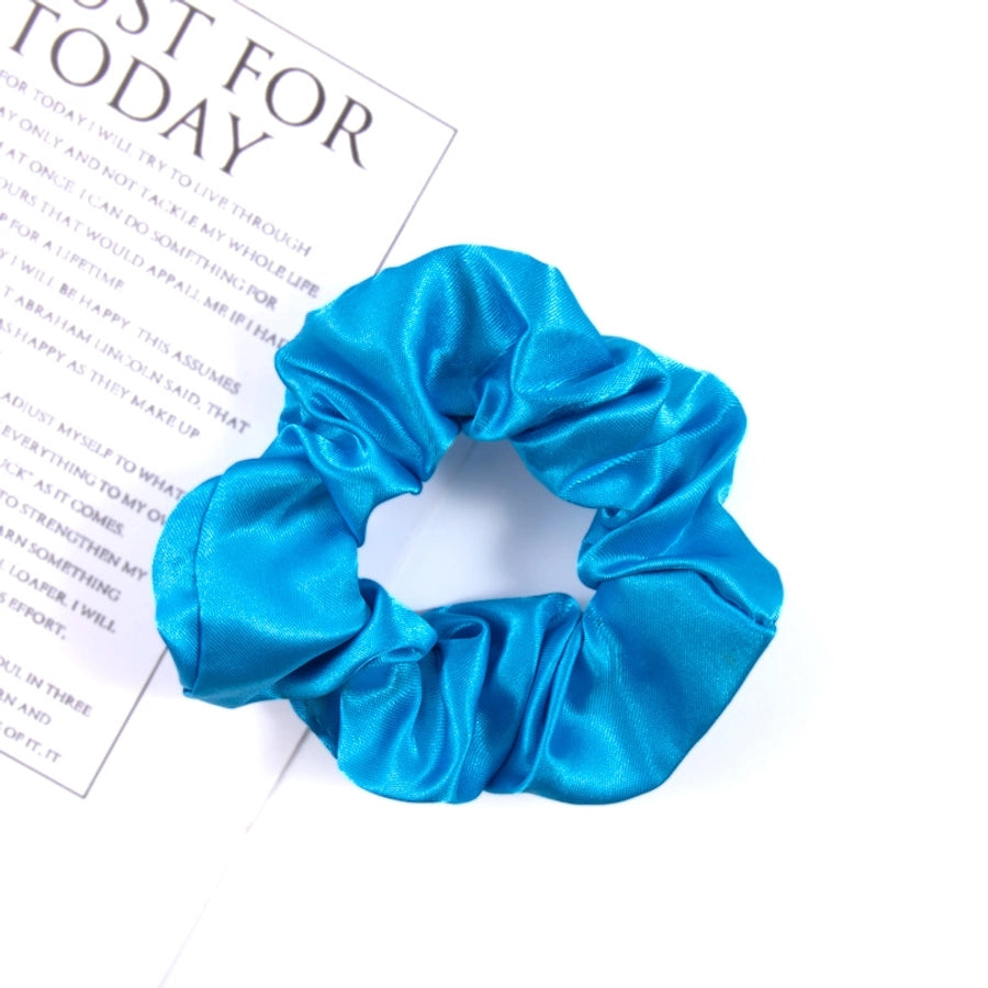 simple style solid color cloth hair tie