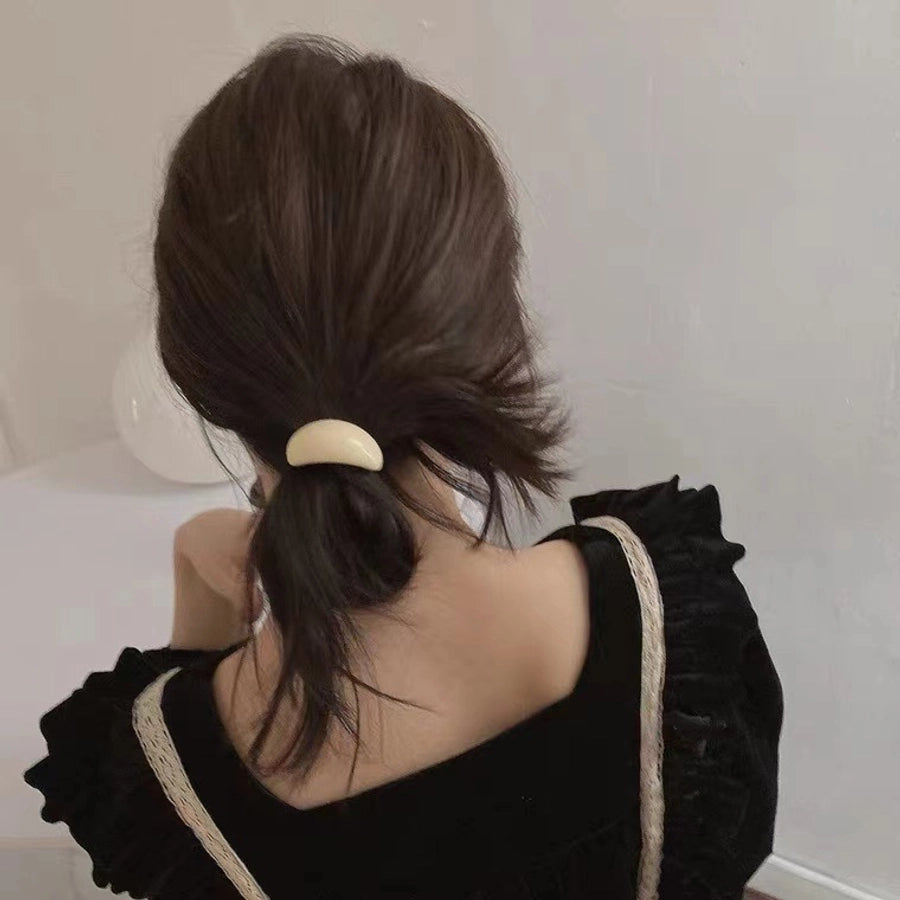 Women's Simple Style Solid Color Arylic Hair Tie