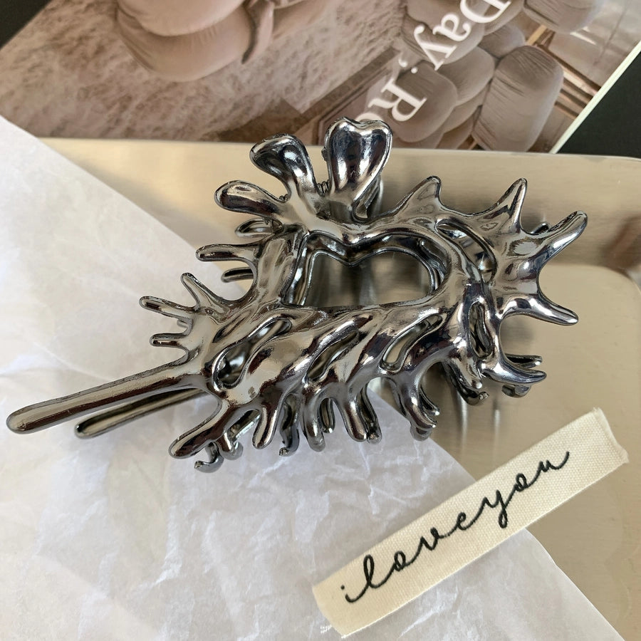 elegant streetwear butterfly alloy hair claws