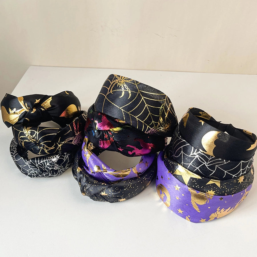 Women's Cool Style Star Spider Spider Web Cloth Hair Band