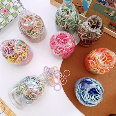 Girl'S Simple Style Classic Style Solid Color Cloth Contrast Collar Hair Tie