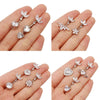 1 Piece Belly Rings Hip-Hop Sexy Heart Shape 316 Stainless Steel  Copper Plating Zircon White Gold Plated Gold Plated