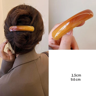 Women's Casual Simple Style Solid Color Leopard Zinc alloy Hair Clip