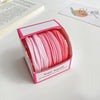 women's simple style solid color cloth hair tie