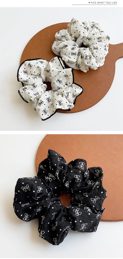 Women's Elegant Basic Streetwear Butterfly Cloth Hair Tie