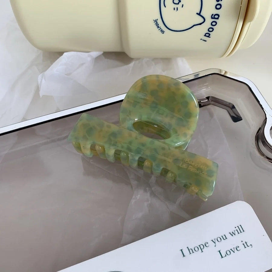 simple style polka dots acetic acid sheets hair claws