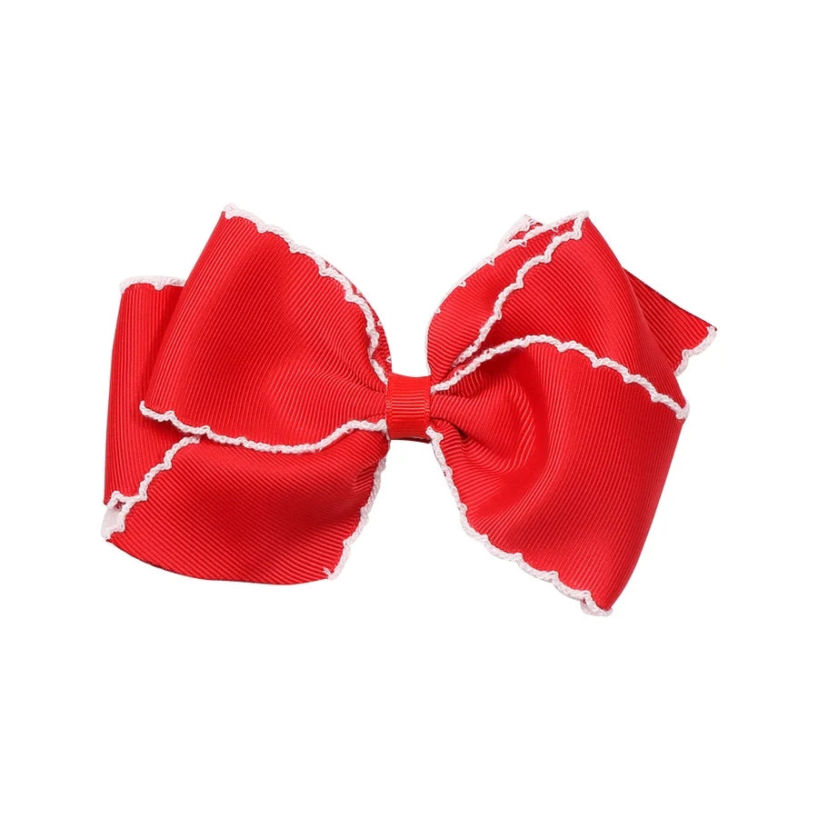 sweet bow knot cloth hair clip