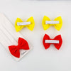 girl's simple style bow knot cloth braid hair band