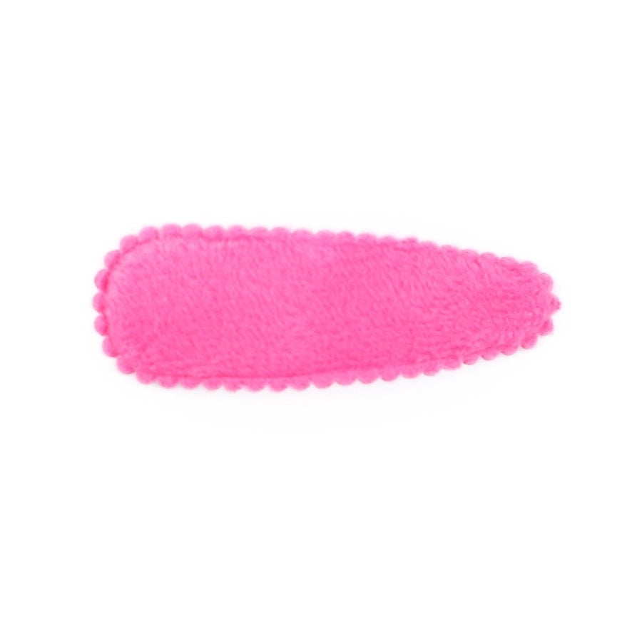 cute solid color alloy cloth hair clip 1 piece