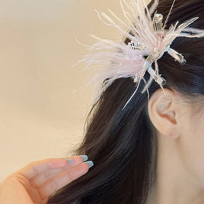 Women's Sweet Solid Color Alloy Hair Clip