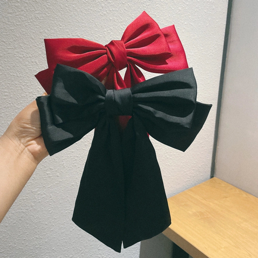 women's sweet simple style bow knot cloth hair clip