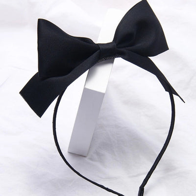 women's cute bow knot cloth ribbon hair clip hair band