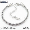 Jewelry Simple Style Geometric 304 Stainless Steel 18K Gold Plated Bracelets Necklace
