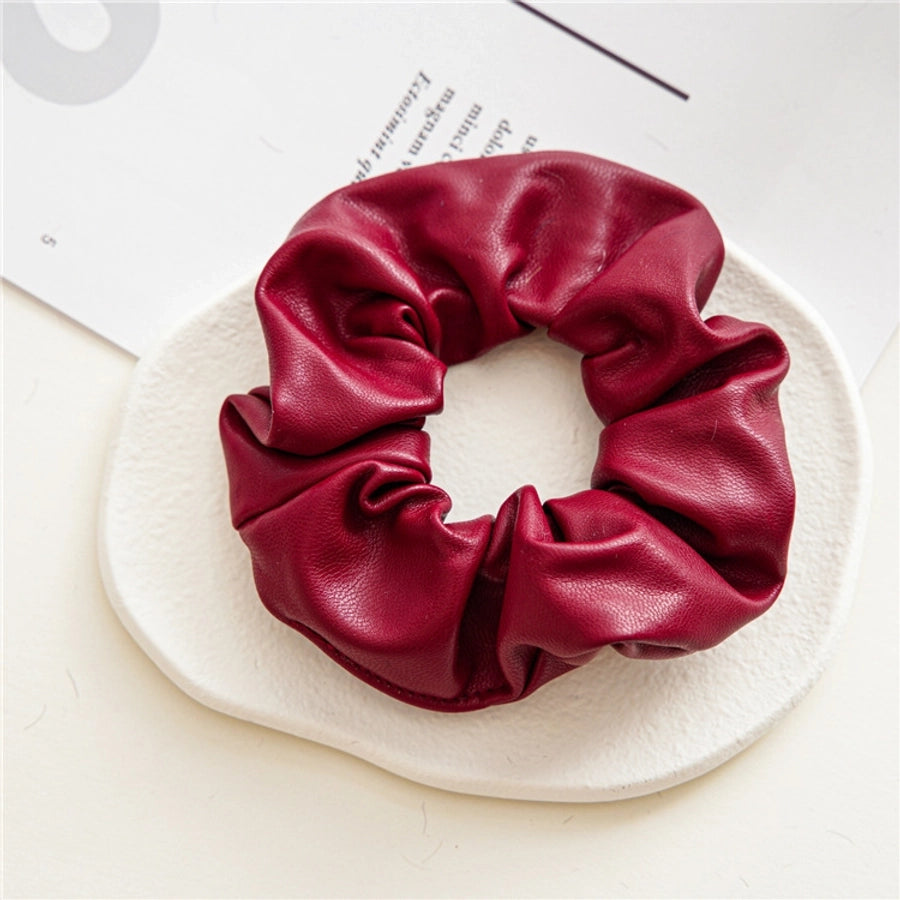 simple style solid color cloth hair tie 1 piece