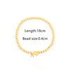 304 Stainless Steel Copper Letter Heart Shape Bracelets