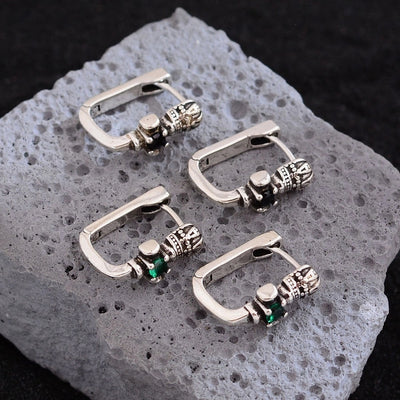 1 Pair Simple Style Cross Crown Copper Earrings