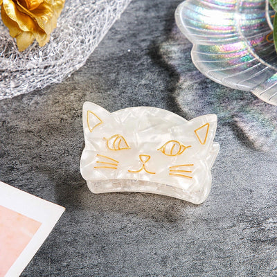 cute cat arylic handmade hair claws 1 piece