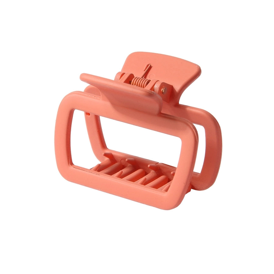 New Arrival Square Grip Spring/Summer Cream Color Shark Clip Female Back Head Updo Hair Clip