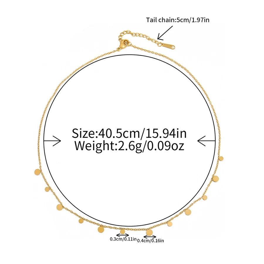 Casual Cute Commute Irregular Copper Necklace In Bulk