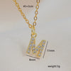 Jewelry Basic Retro Classic Style Letter 304 Stainless Steel Copper Pendant Necklace