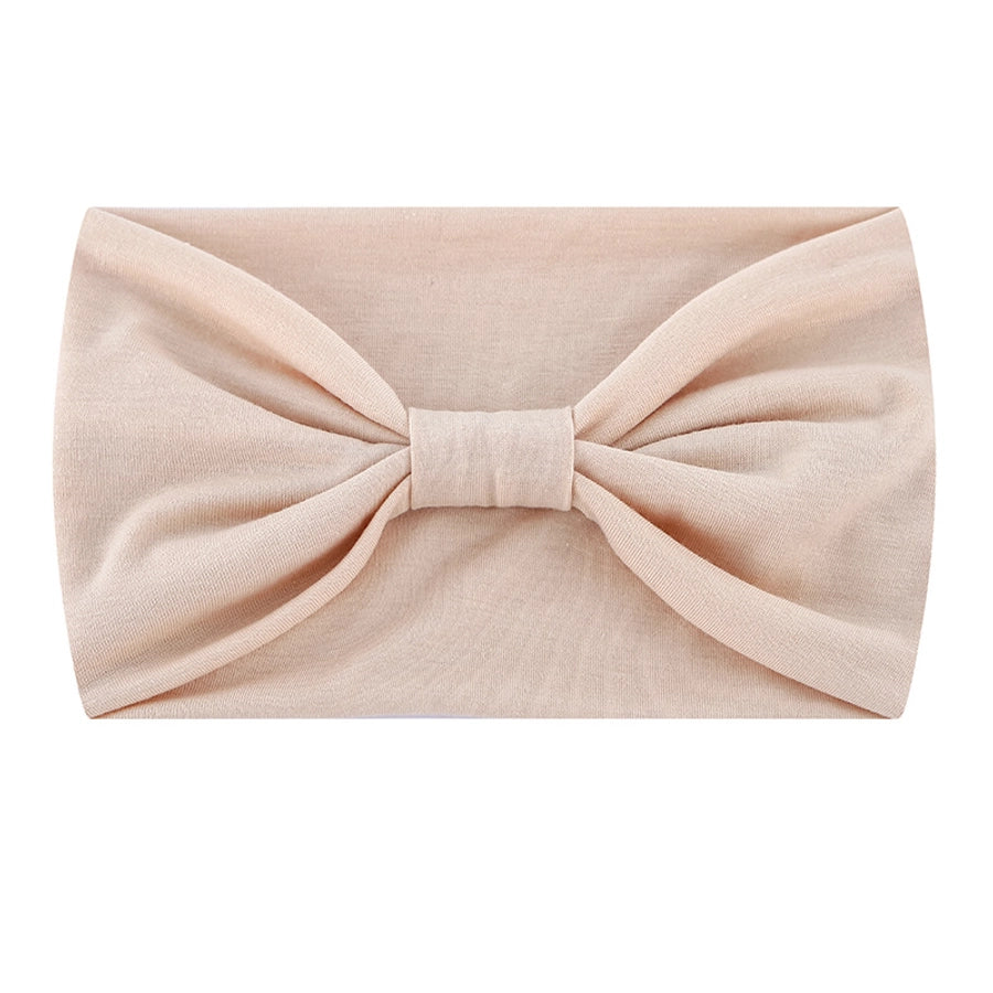 fashion plaid bow knot cloth pleated hair band 1 piece
