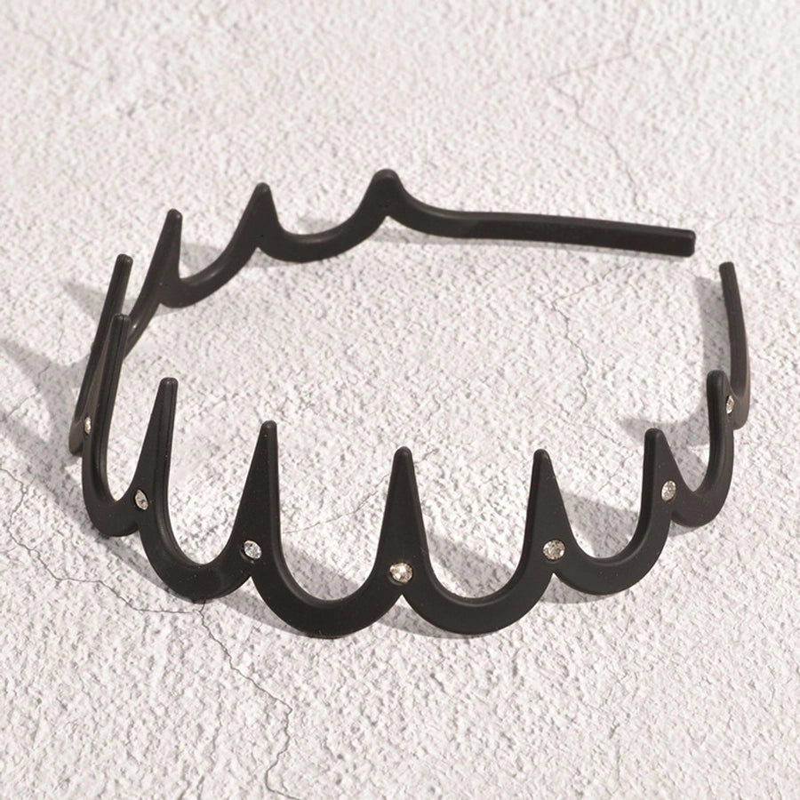 fashion simple wave wide-brimmed geometric shape headband