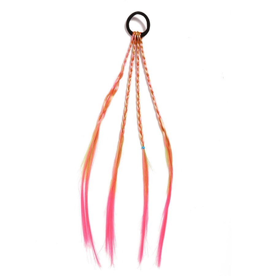 streetwear solid color rubber band hair tie