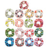 fashion floral fruit printing hair scrunchies