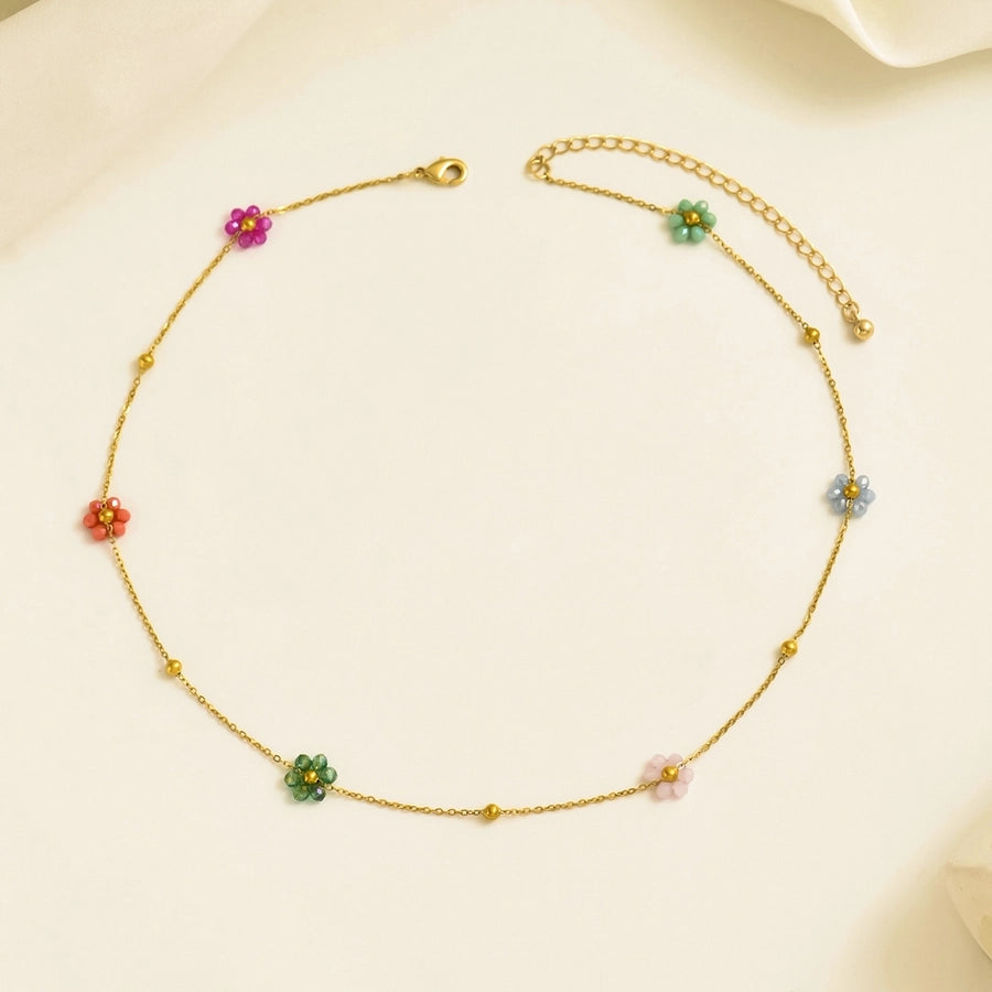 Copper Flower Copper Necklaces