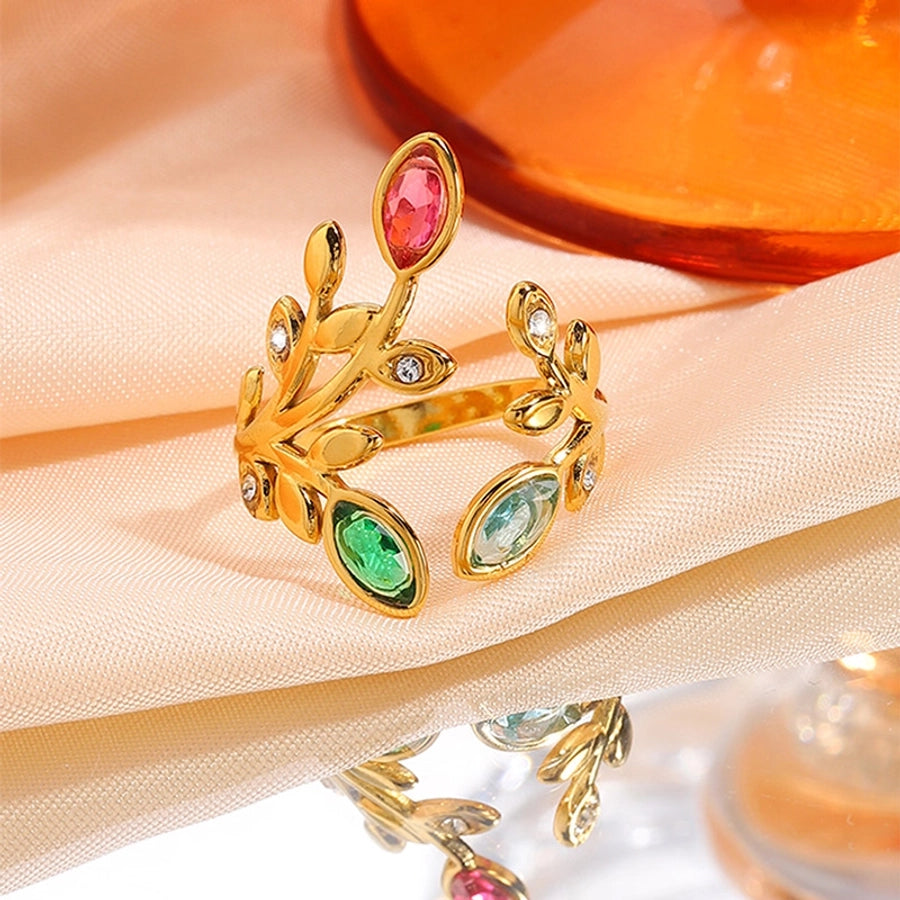 Jewelry Elegant Simple Style Shiny Geometric 304 Stainless Steel Open Rings