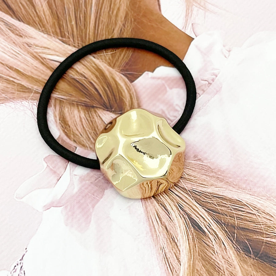 Women's Simple Style Solid Color Alloy Hair Tie