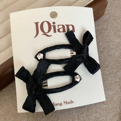 Women's Elegant Bow Knot Cloth Hair Clip Hair Tie