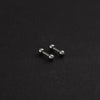 1 Pair Simple Style Round 304 Stainless Steel 18K Gold Plated Ear Studs