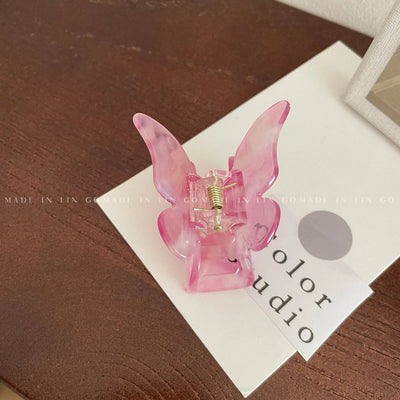 Women's Sweet Cool Style Butterfly Metal Plating Hair Claws
