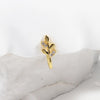 1 Piece Nose Rings & Studs Simple Style Commute Star Moon Copper Hollow Out Artificial Rhinestones Zircon 18K Gold Plated