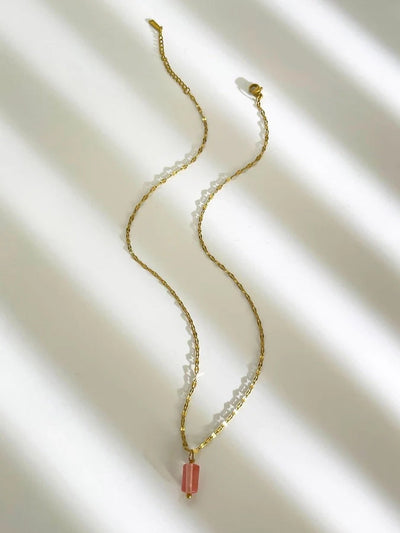 Jewelry Simple Style Classic Style Geometric 316L Stainless Steel  Plating Pendant Necklace